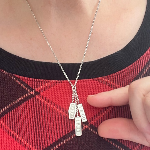 Tiffany & Co. RARE Necklace 18” GIFTABLE Sterling Silver,Pouch, BOX & BAG - Picture 15 of 17